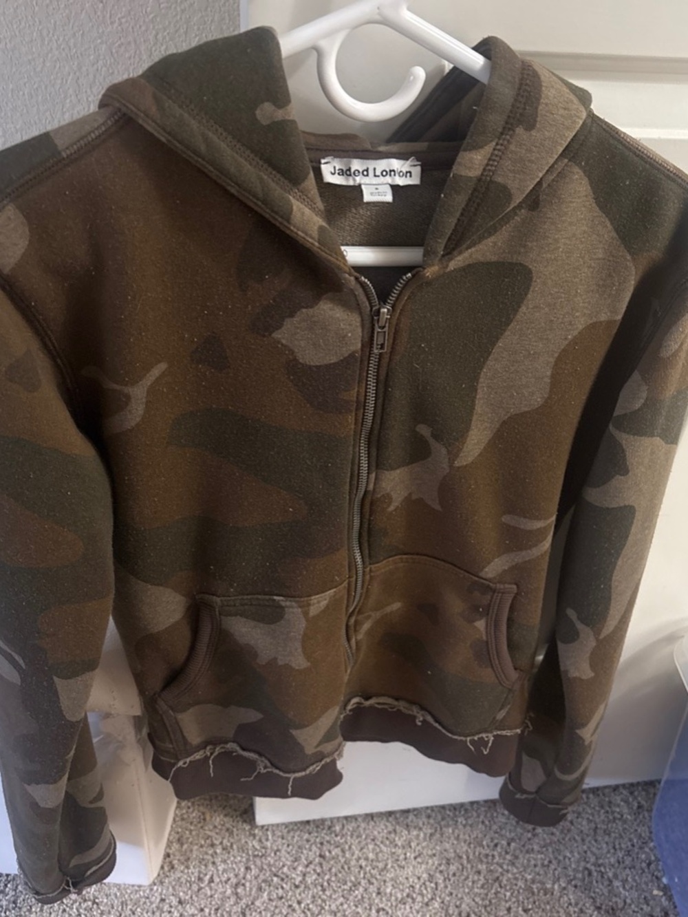 Jaded, London, full zip hoodie new size small